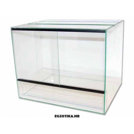 Stakleni terarij 60 x 40 x 40 cm