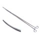 Forceps, zakrivljeni, 40 cm