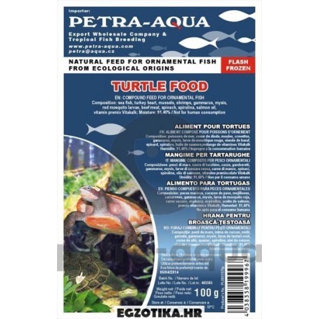 PA Zamrznuta hrana za kornjače - blister 100 g
