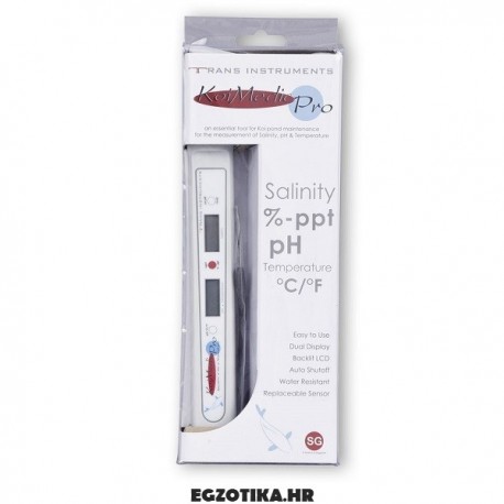 Koimedic Pro mjerač soli i pH / °C tester